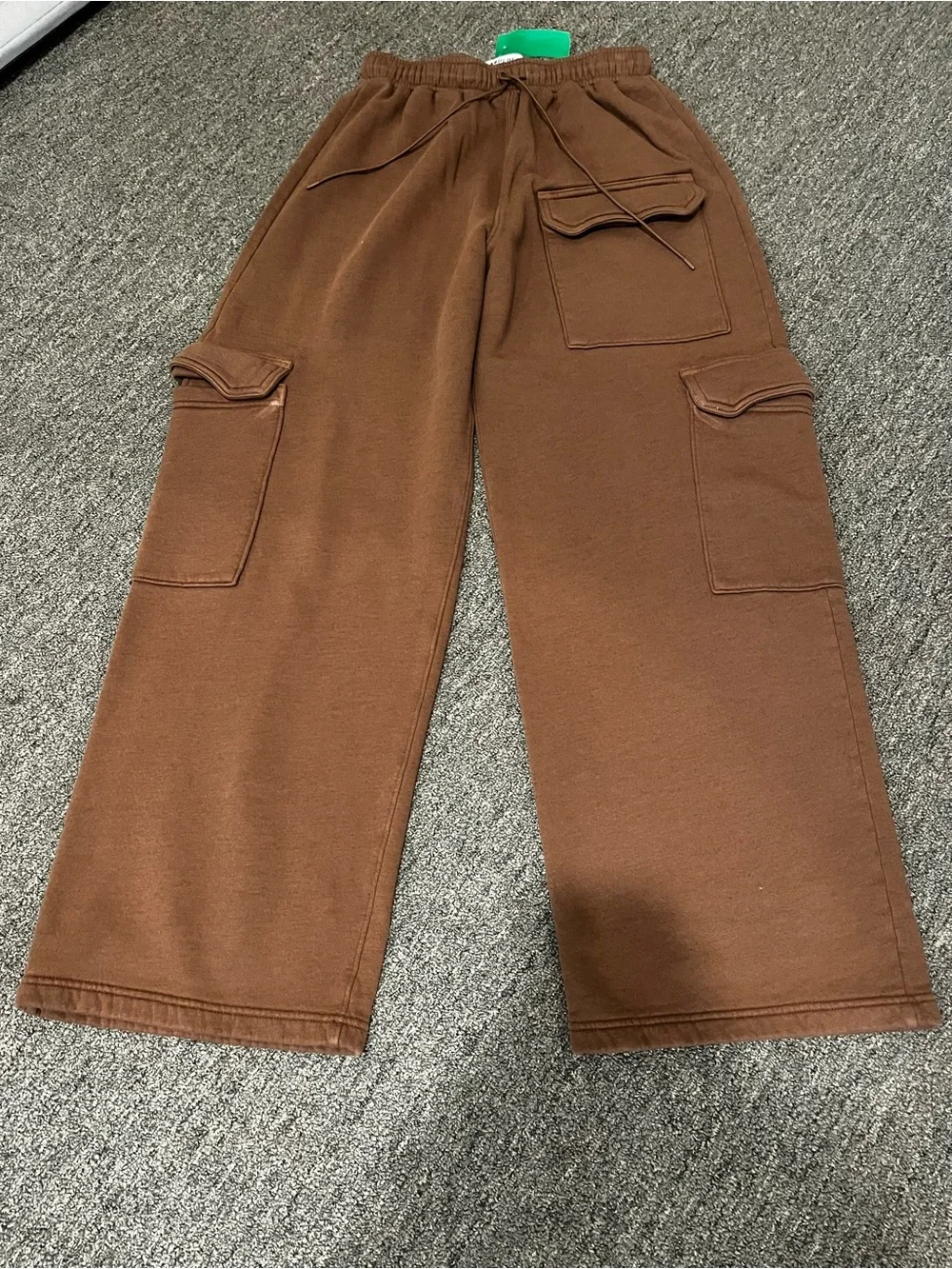 Agolde Brown Cargo Sweat Pants Size XS